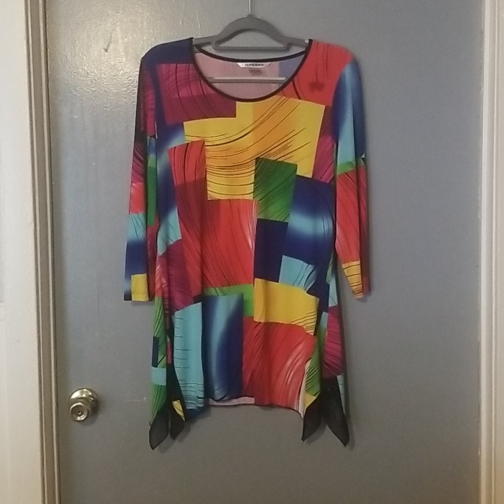 Colorful women's blouse